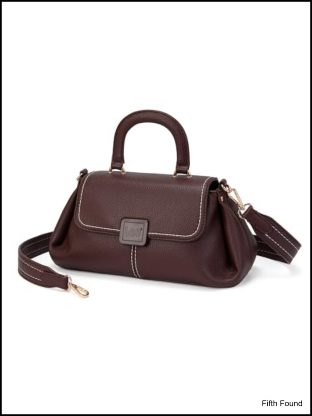 Vegan Leather Satchel Crossbody Bag Top Handle Handbag Purse